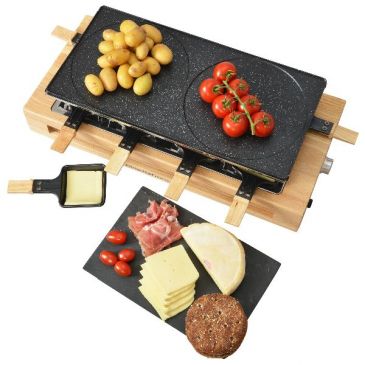 Appareil à raclette, Grill & Crêpes 8 personnes - KCWOOD8MAXI